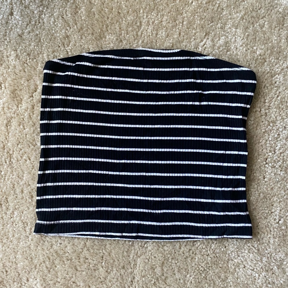SOFT AND SEXY STRIPED TUBE TOP
